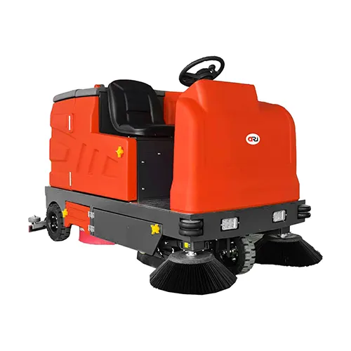 ORI Clean S20X veeg-schrobmachine schuin van voren met zijborstels